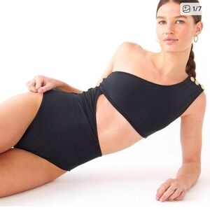NWT J. Crew Cut Out One Piece Bathing Suit